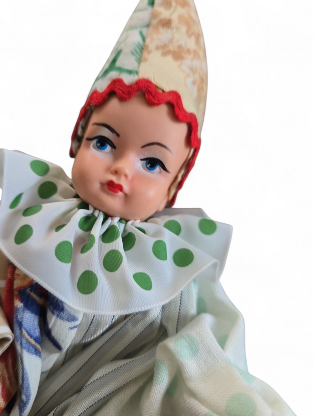 Vintage collectible doll porcelain Harlequin - Picture 4 of 6